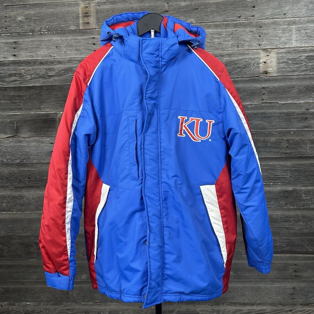 Kansas Jayhawks 3-in-1 Jacket Y2K Vibe NCAA Carl Banks G-III Reversible Vest - Picture 2 of 16